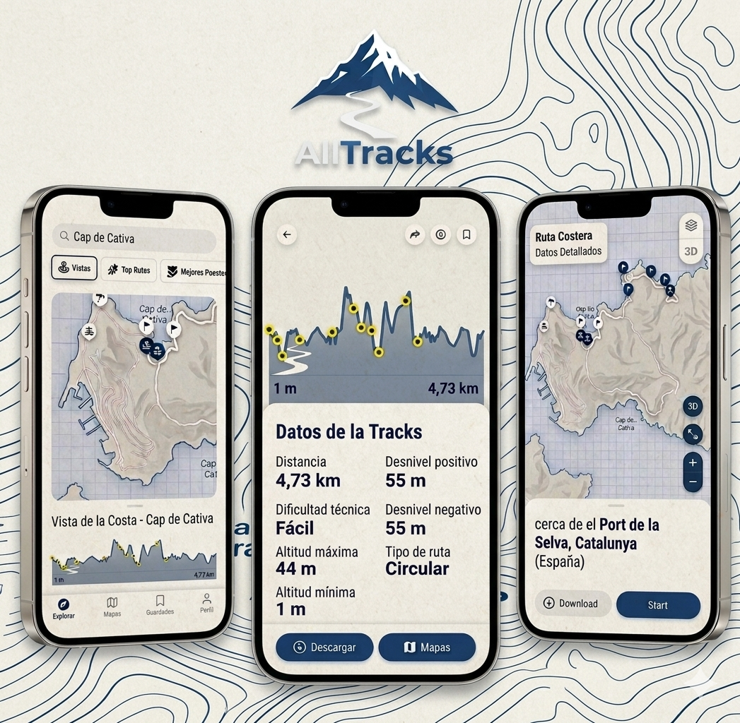 Alltracks, senderismo y cilcismo por la Costa Brava, Girona y pririneo